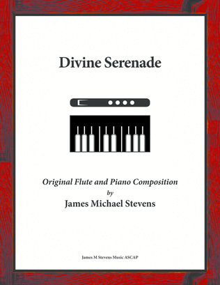 Book cover for Divine Serenade - Flute and Piano
