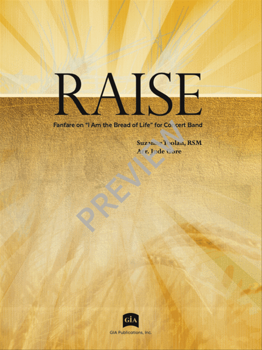 Raise - Full Score and Parts Set of Parts scores gallery preview page 2