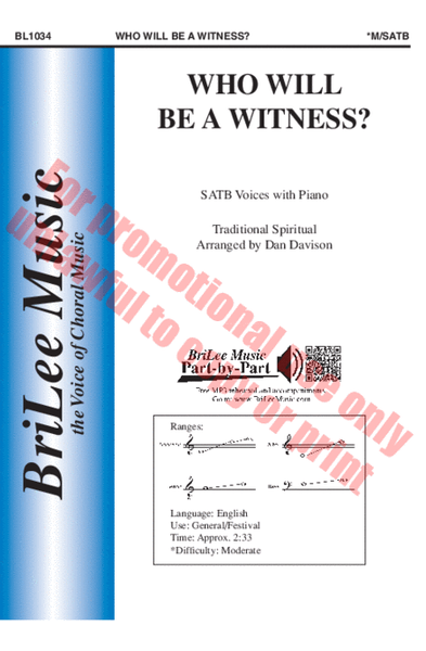Who Will Be a Witness image number null