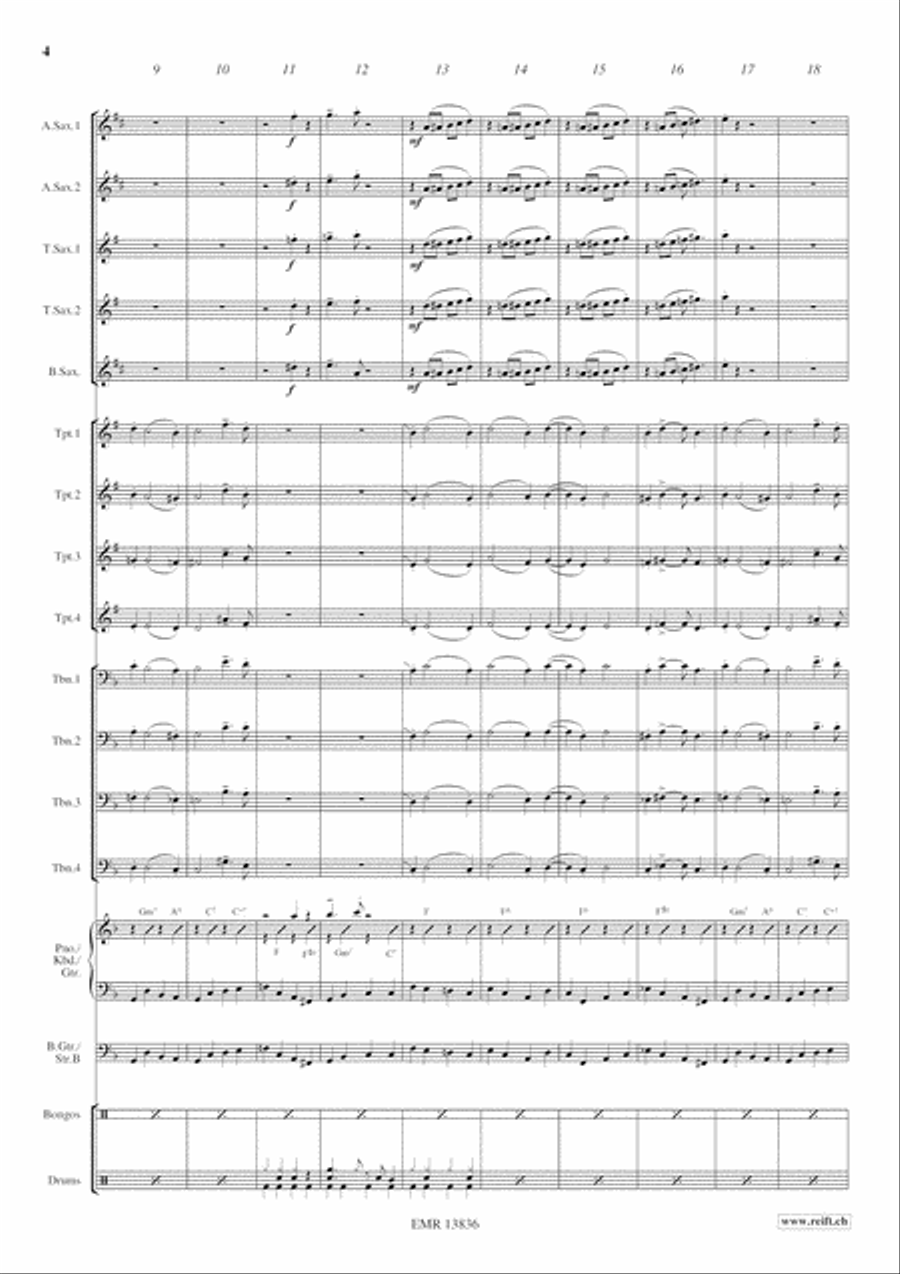 Rush Hour Big Band scores gallery preview page 5