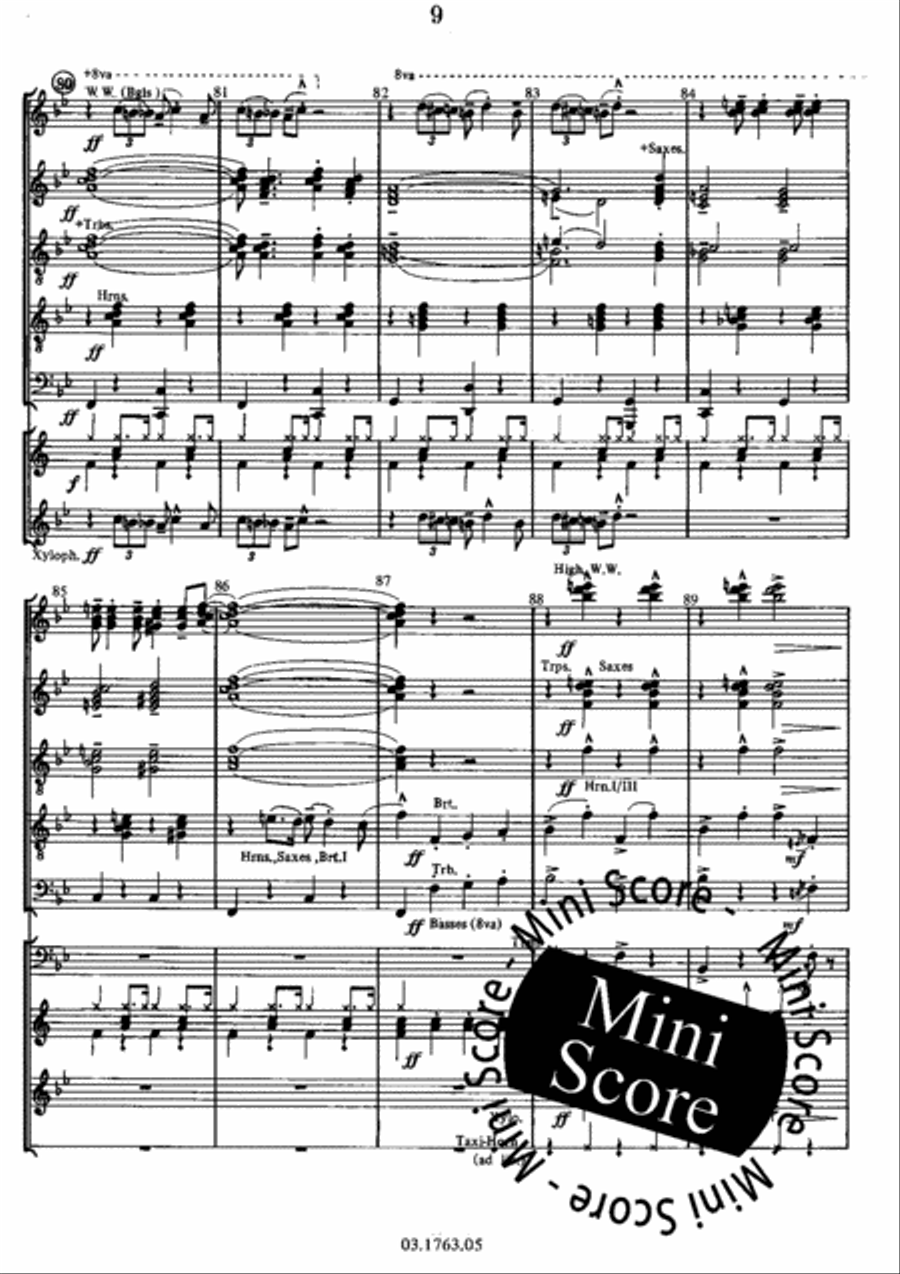 Honky Tonk Ragtime Big Band scores gallery preview page 13