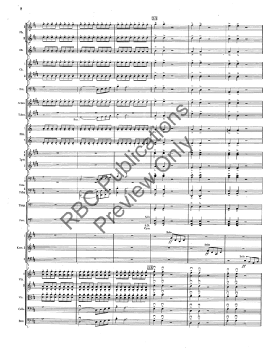 Concerto Gross Orchestra Full Orchestra scores gallery preview page 9