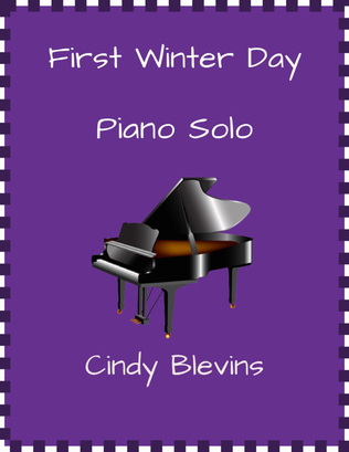 Book cover for First Winter Day, original piano solo