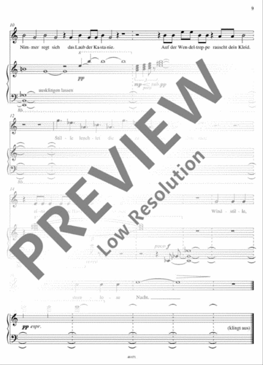 Trakl-Lieder I Tenor Voice scores gallery preview page 10