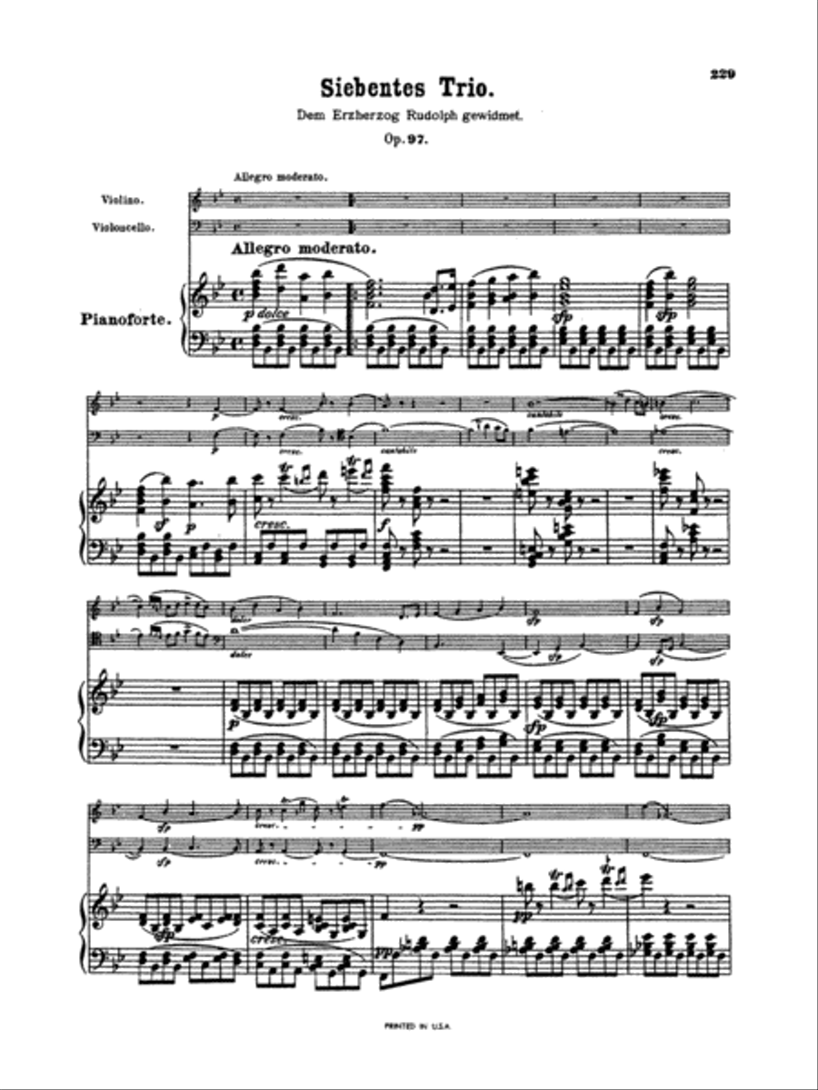 Piano Trio No. 7 Small Ensemble scores gallery preview page 4