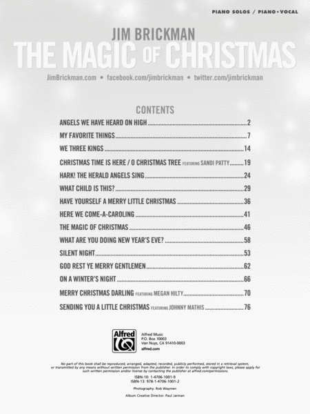 Jim Brickman -- The Magic of Christmas