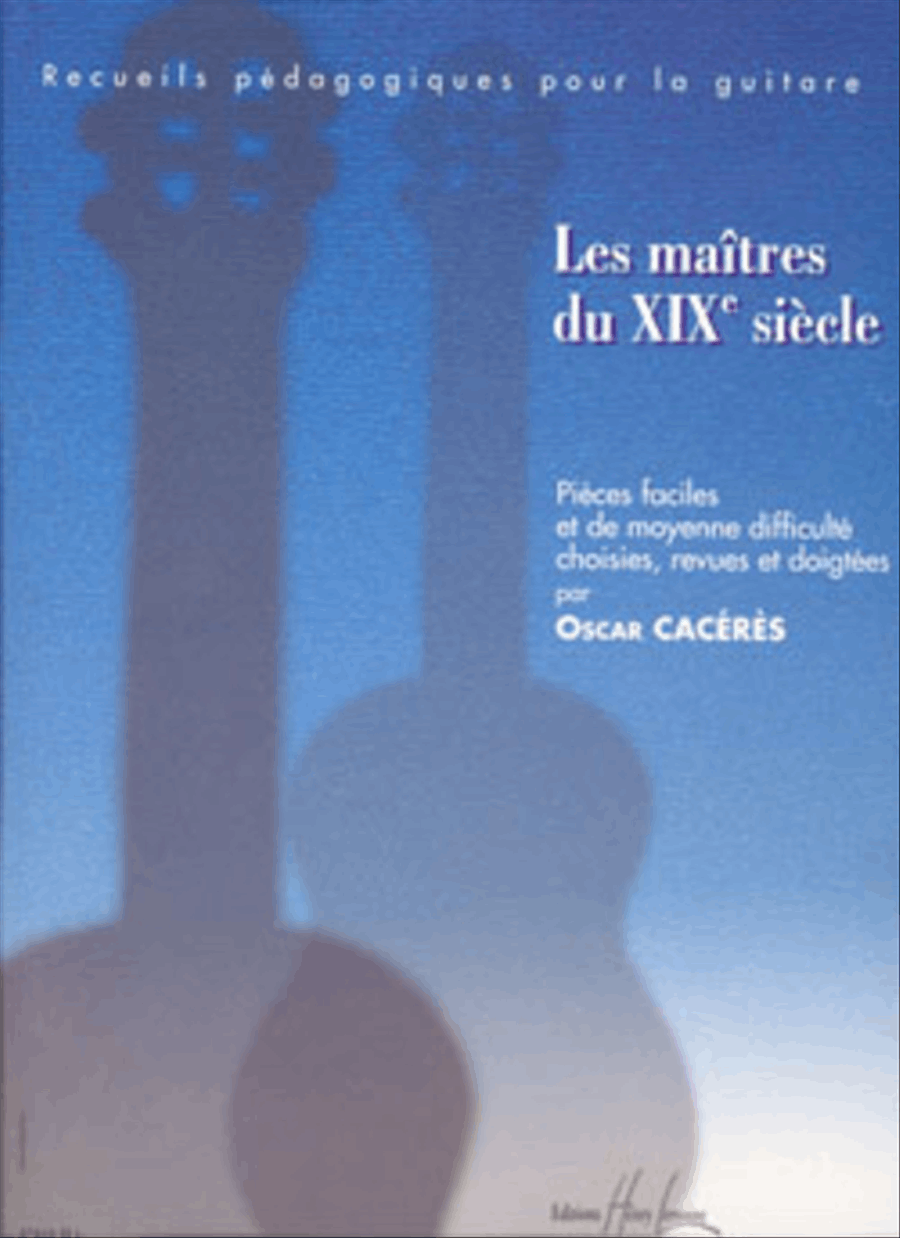 Les maitres du XIX siecle Acoustic Guitar scores gallery preview page 1