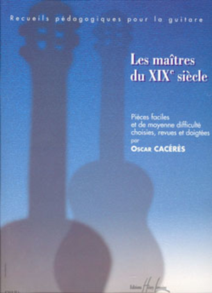 Book cover for Les maitres du XIX siecle
