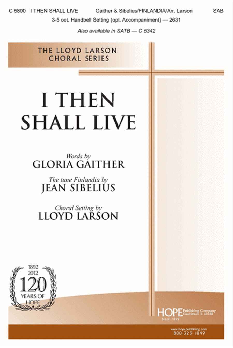 I Then Shall Live 3-Part scores gallery preview page 1