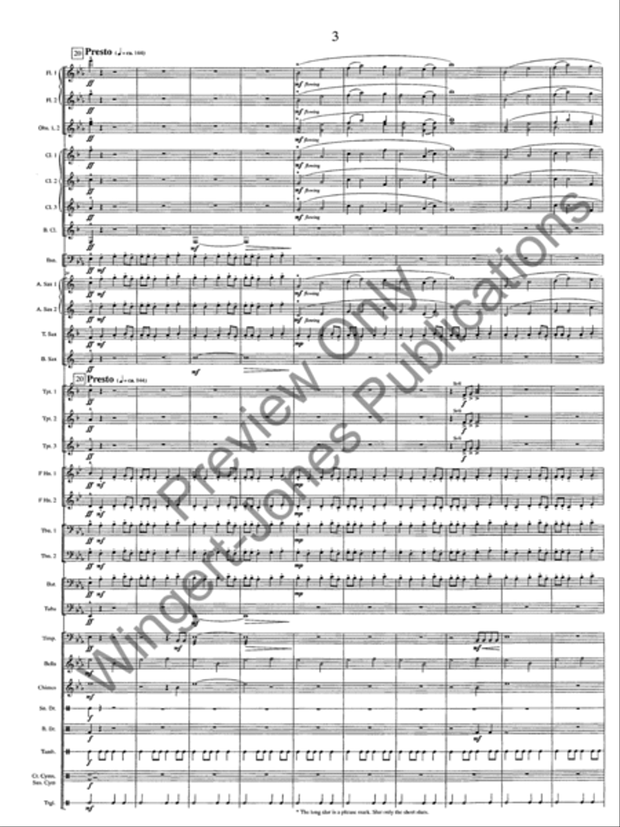 Emblem Of Freedom Emblem Of Freedom Concert Band scores gallery preview page 6