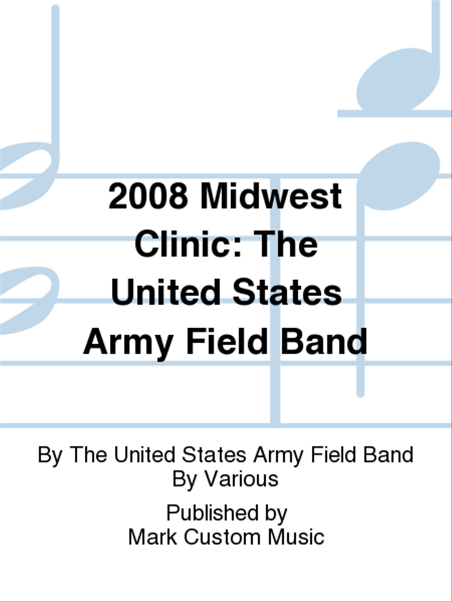 2008 Midwest Clinic: The United States Army Field Band Listening CD scores gallery preview page 1