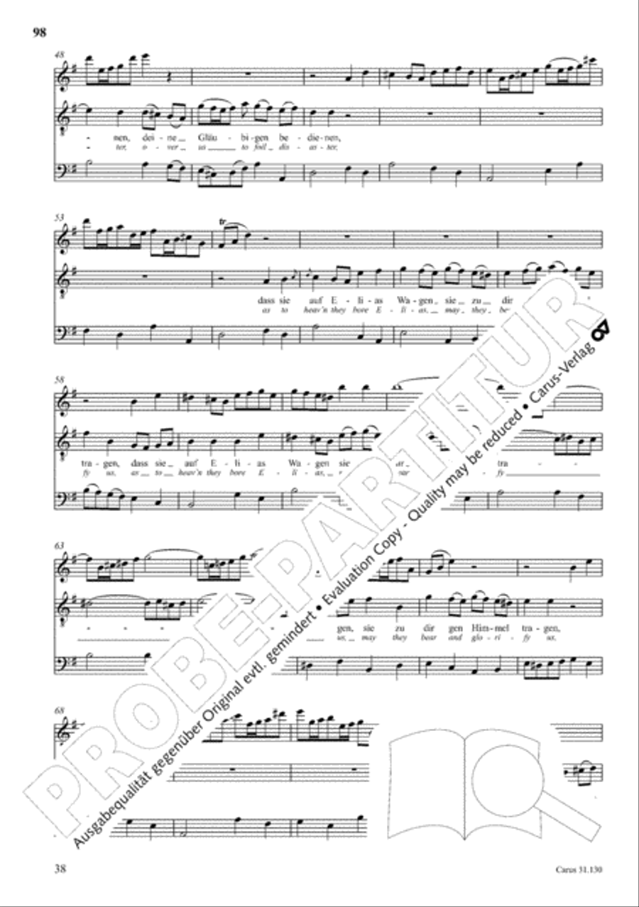 The Complete Sacred Vocal Works (Das geistliche Vokalwerk) Voice scores gallery preview page 99