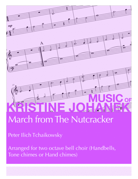 March from The Nutcracker (2 Octave Handbells, Tone Chimes or Hand Chimes) image number null
