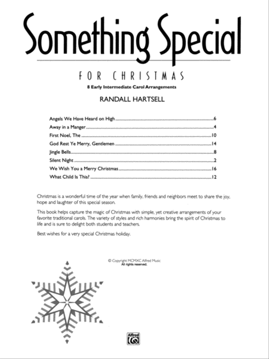 Something Special for Christmas Piano Solo scores gallery preview page 2