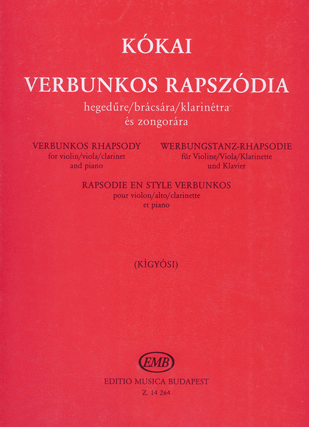 Werbungstanz-Rhapsodie für Violine-Viole-Klarine