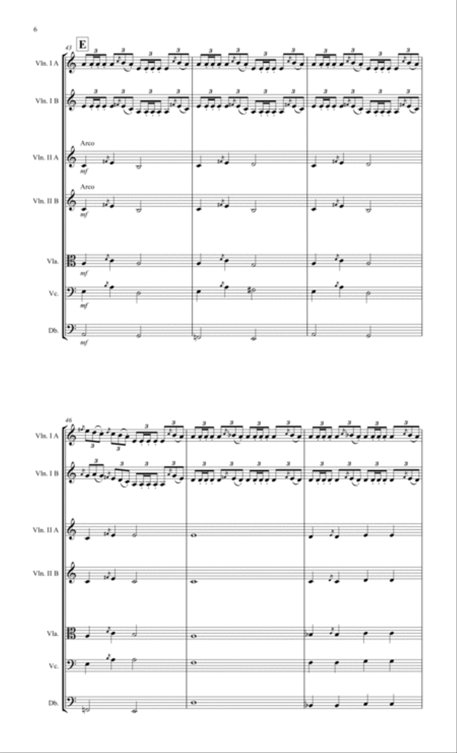 AVANT LA NEIGE AVANT LA NEIGE String Orchestra scores gallery preview page 6