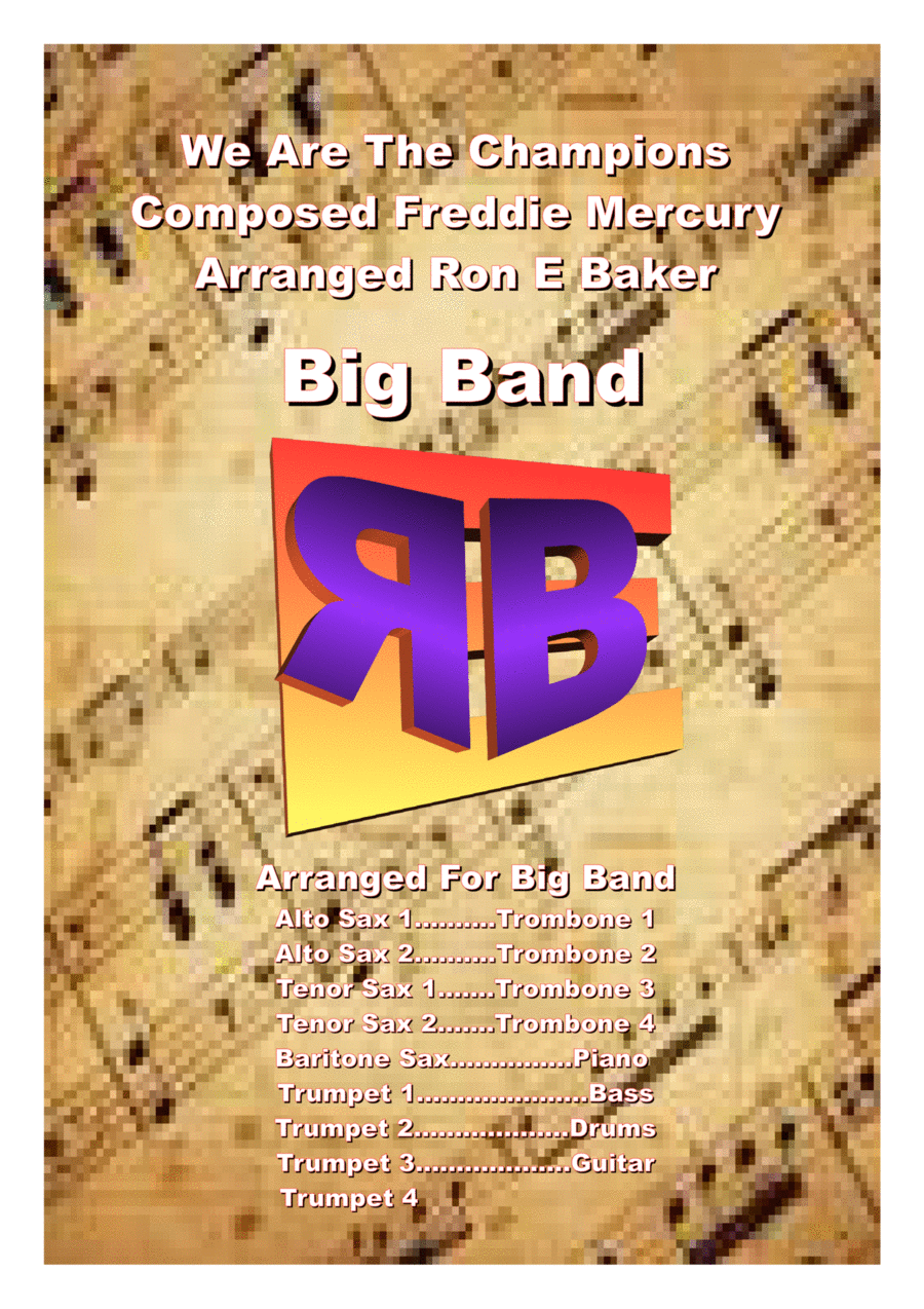 We Are The Champions We Are The Champions Jazz Ensemble scores gallery preview page 1