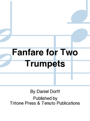 Book cover for Fanfare For Two Trumpets