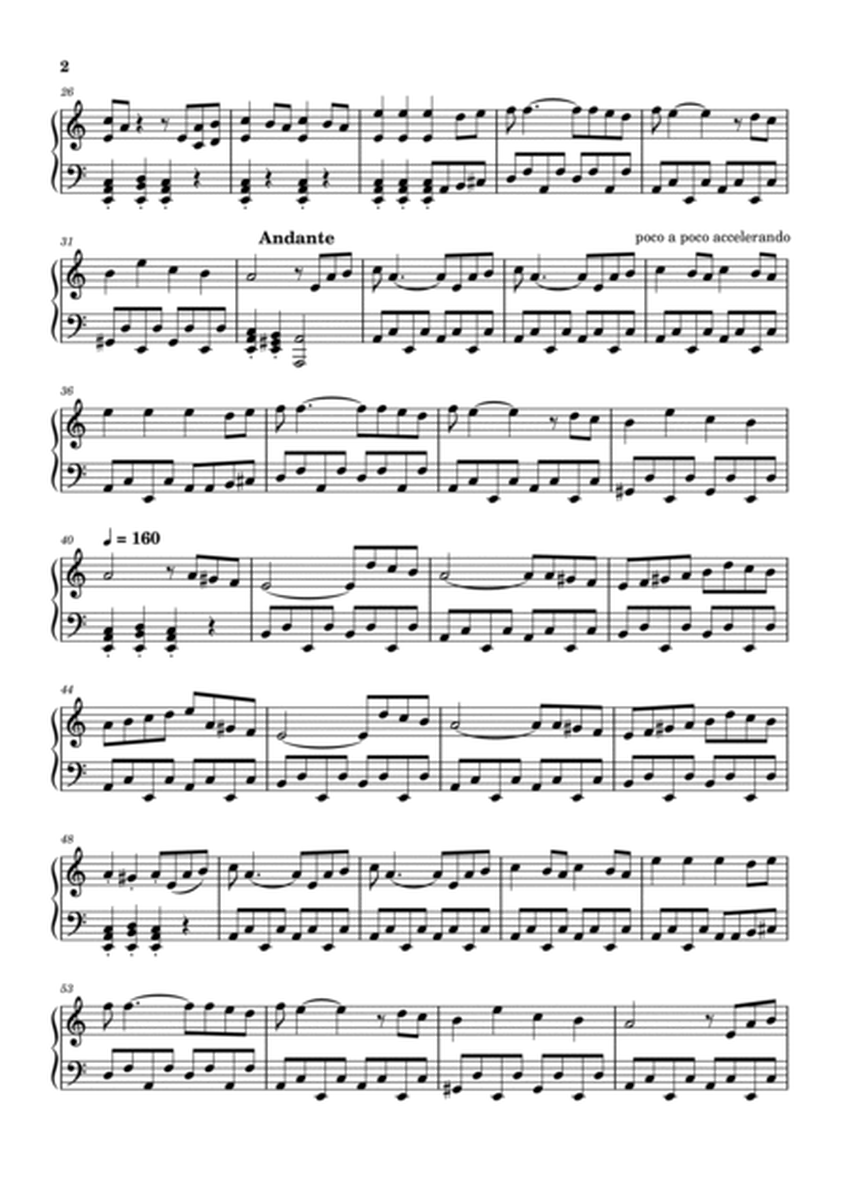Bella Ciao - La Casa de Papel - piano intermediate sheet music