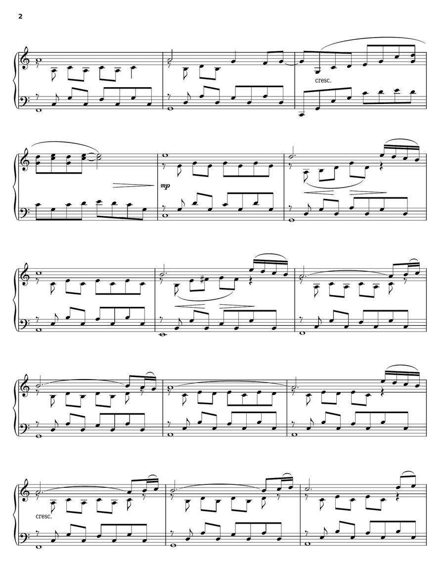 'Til Time and Times Are Done Piano Solo scores gallery preview page 2