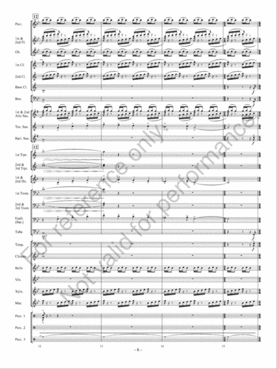 Sunscapes Concert Band scores gallery preview page 7