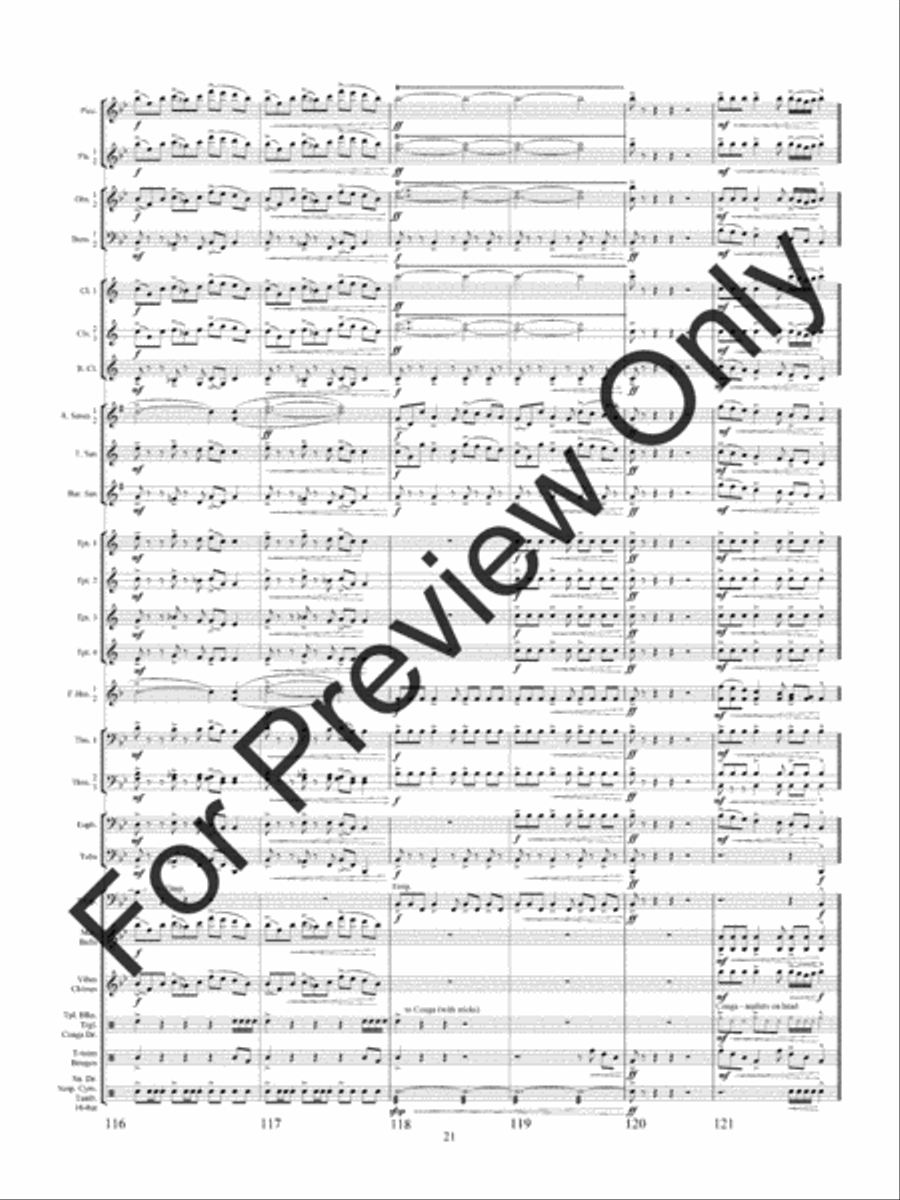 Quintology Quintology Concert Band scores gallery preview page 24