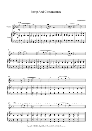 Pomp And Circumstance - Edward Elgar (Violin + Piano)