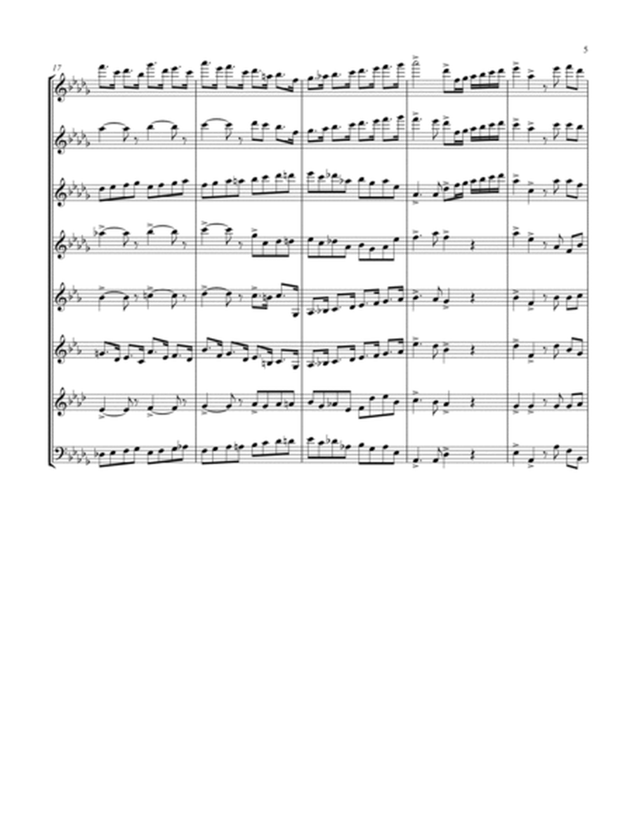 Coronation March (Db) (Woodwind Ensemble - 2 Flute, 2 Oboe, 2 Clar, 1 Hrn, 1 Bassoon)