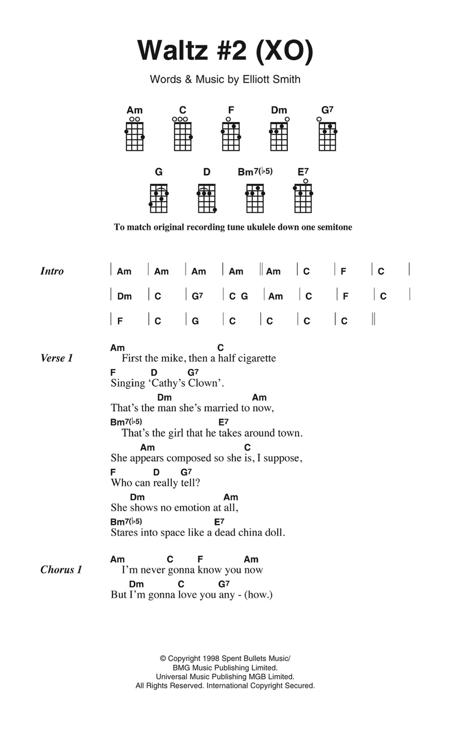 Waltz #2 (XO) Waltz #2 (XO) Piano, Vocal scores gallery preview page 1