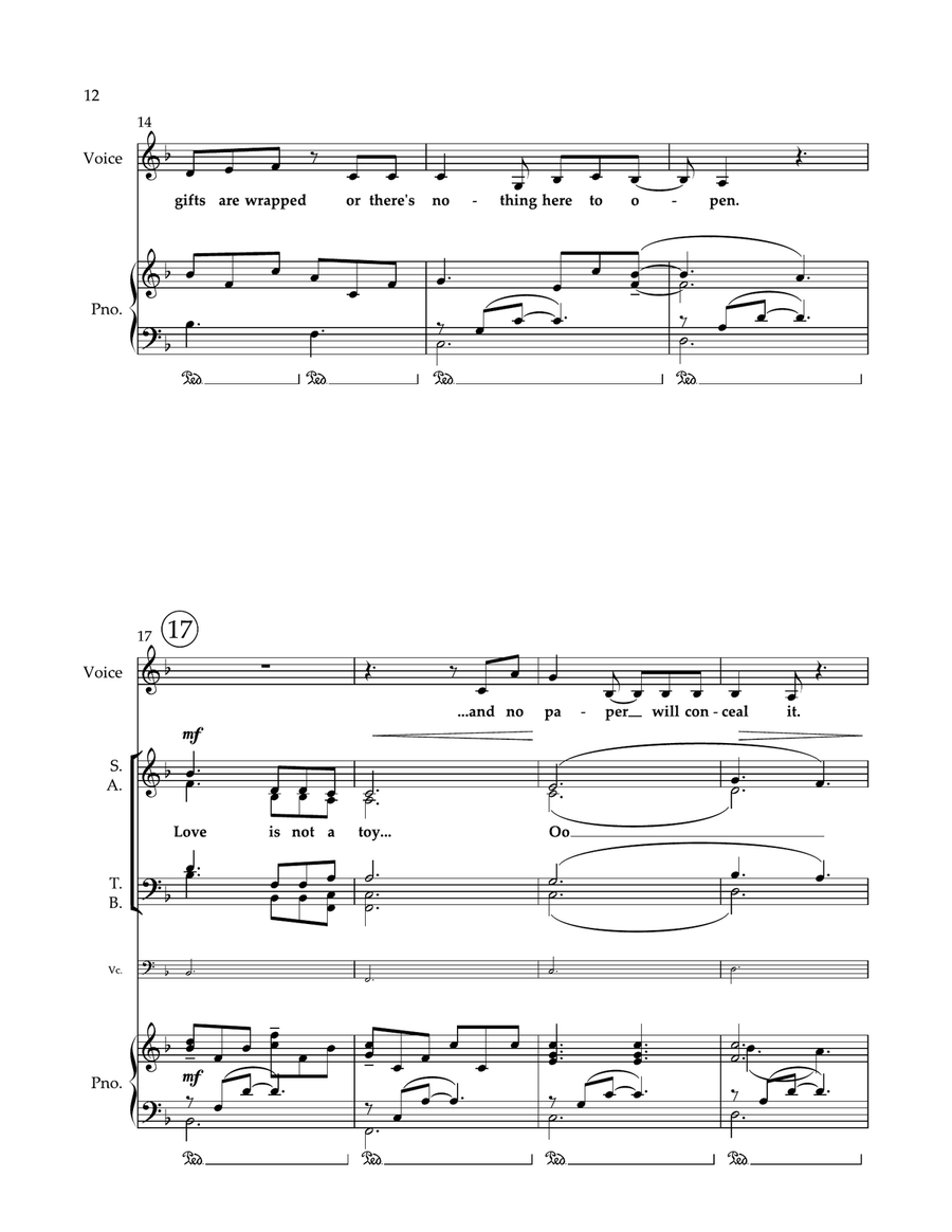 Love Is Christmas Divisi scores gallery preview page 2