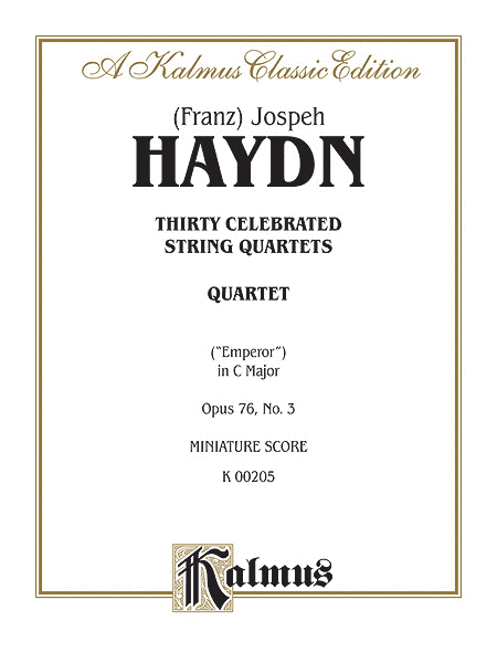 String Quartet No. 77 in C Major, Op. 76, No. 3