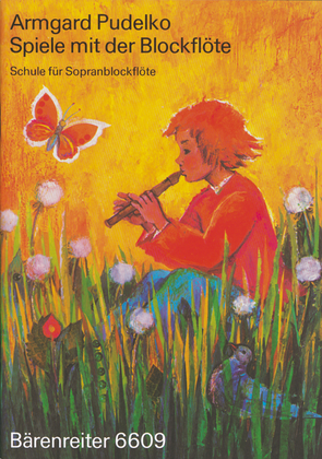 Book cover for Spiele mit der Blockflöte. Schule für c-Bfl für Kinder