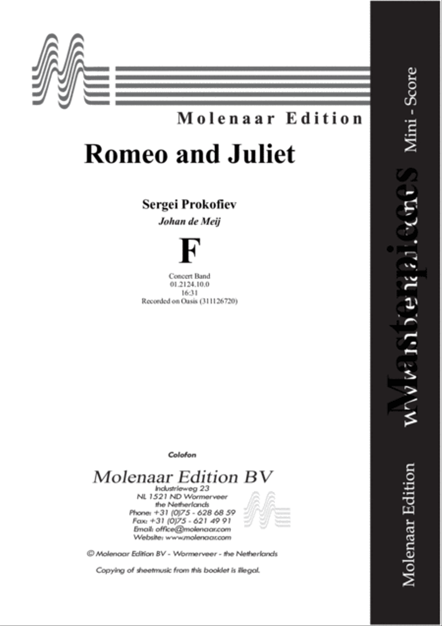 Romeo and Juliet Romeo and Juliet Concert Band scores gallery preview page 2