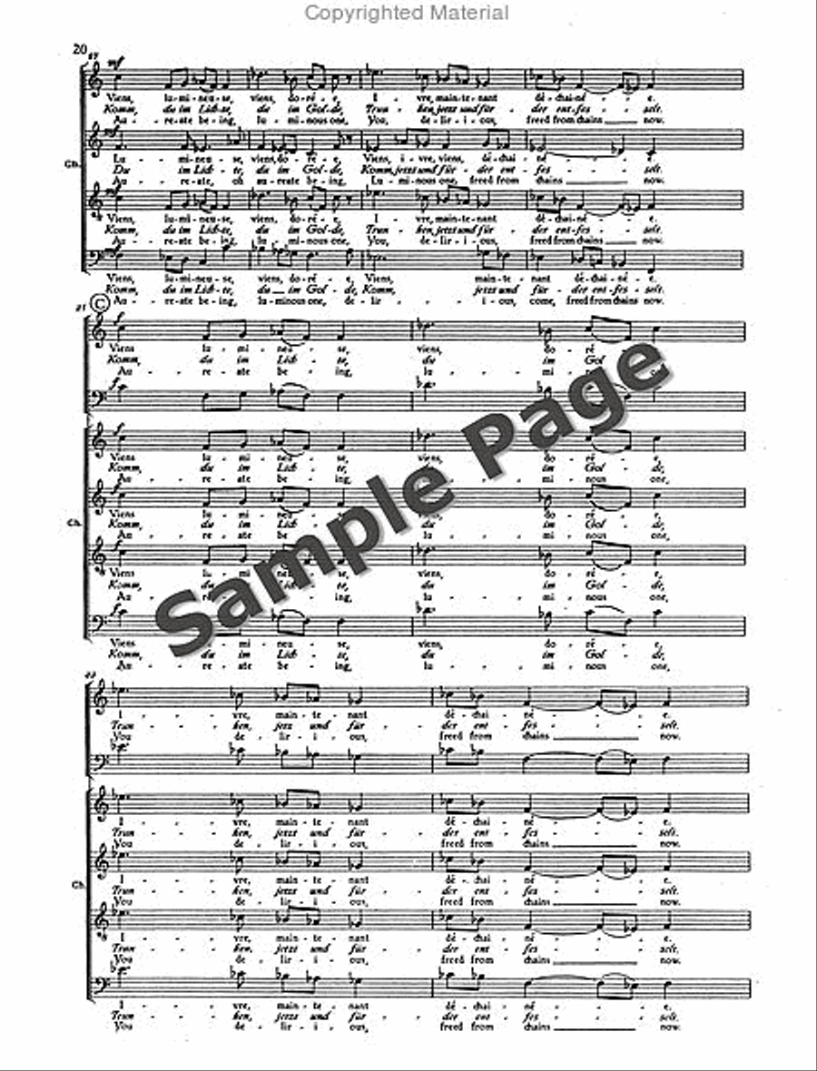Canticle To Hope Vocal Score 4-Part scores gallery preview page 21
