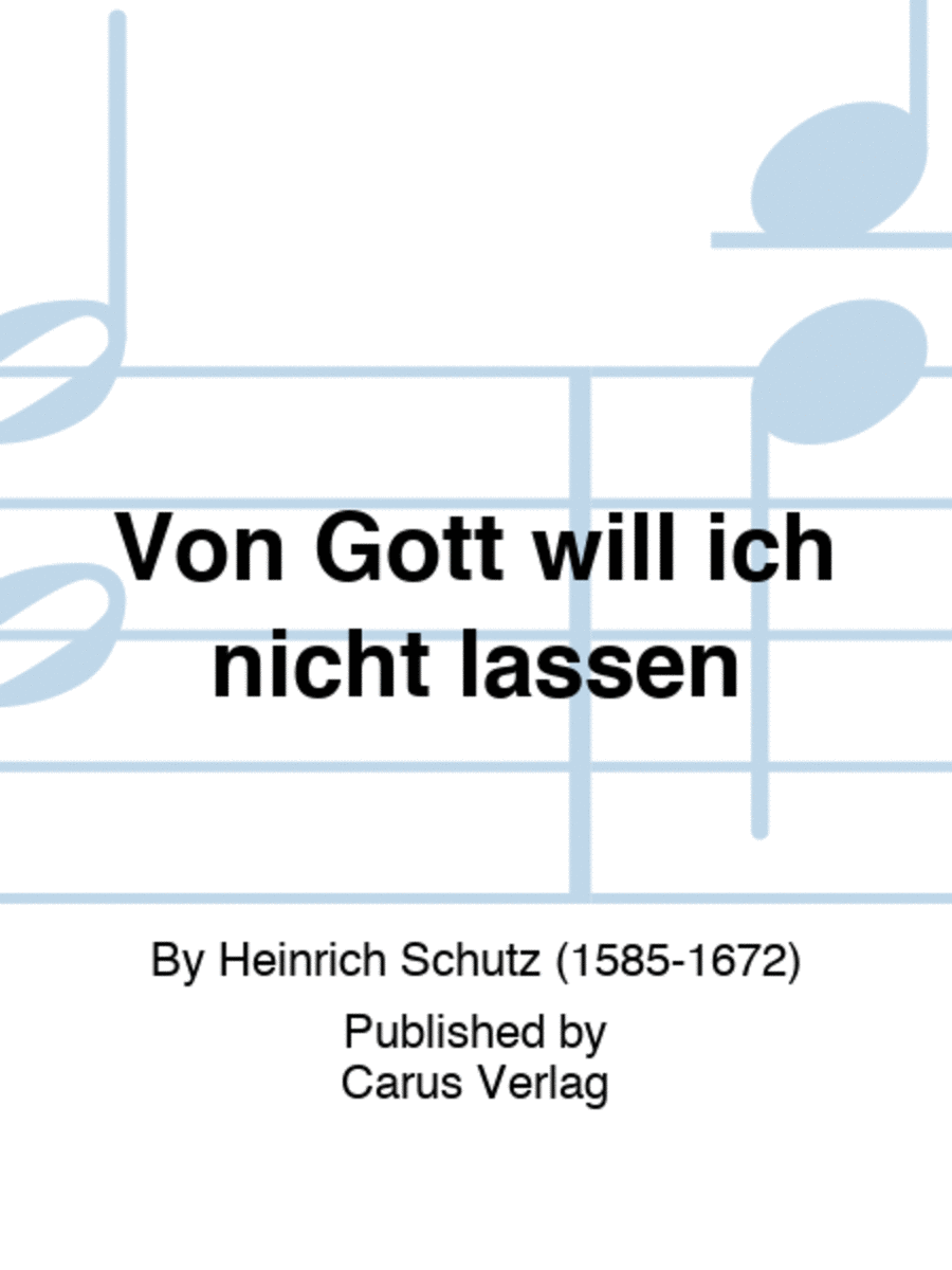 Von Gott will ich nicht lassen Violin scores gallery preview page 1