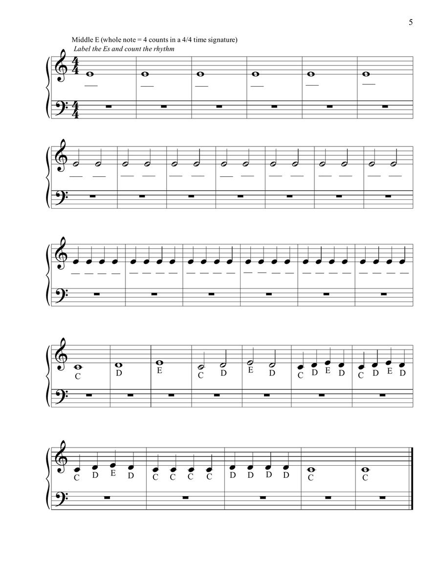 The Early Beginner Vocal Lesson Book: Learn to Sing (Primer) Medium Voice scores gallery preview page 5
