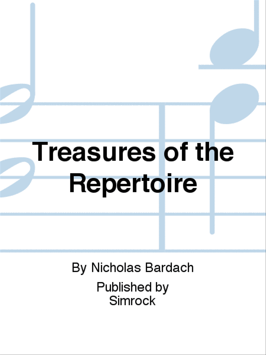 Treasures of the Repertoire Piano Accompaniment scores gallery preview page 1