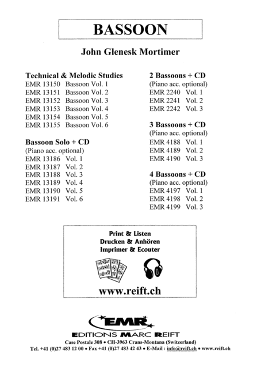 Quartets Volume 3 Bassoon Quartet scores gallery preview page 11