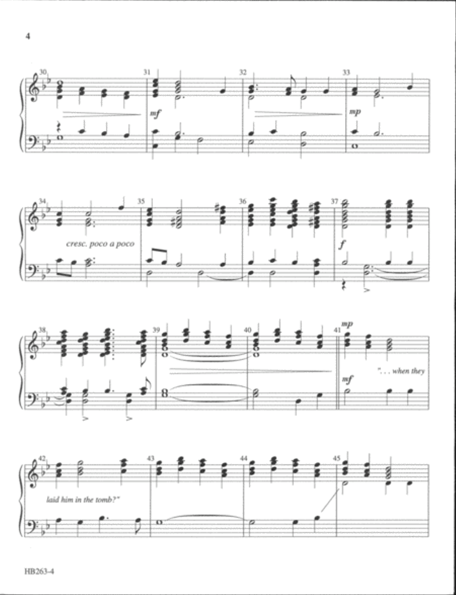 Were You There - Larson (handbells) 3-Octaves scores gallery preview page 4