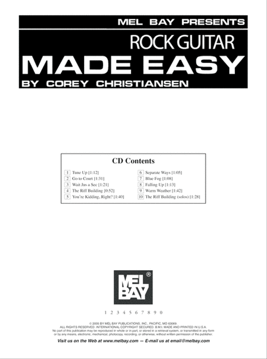 Rock Guitar Made Easy Electric Guitar scores gallery preview page 3