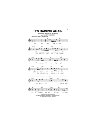 Book cover for It's Raining Again