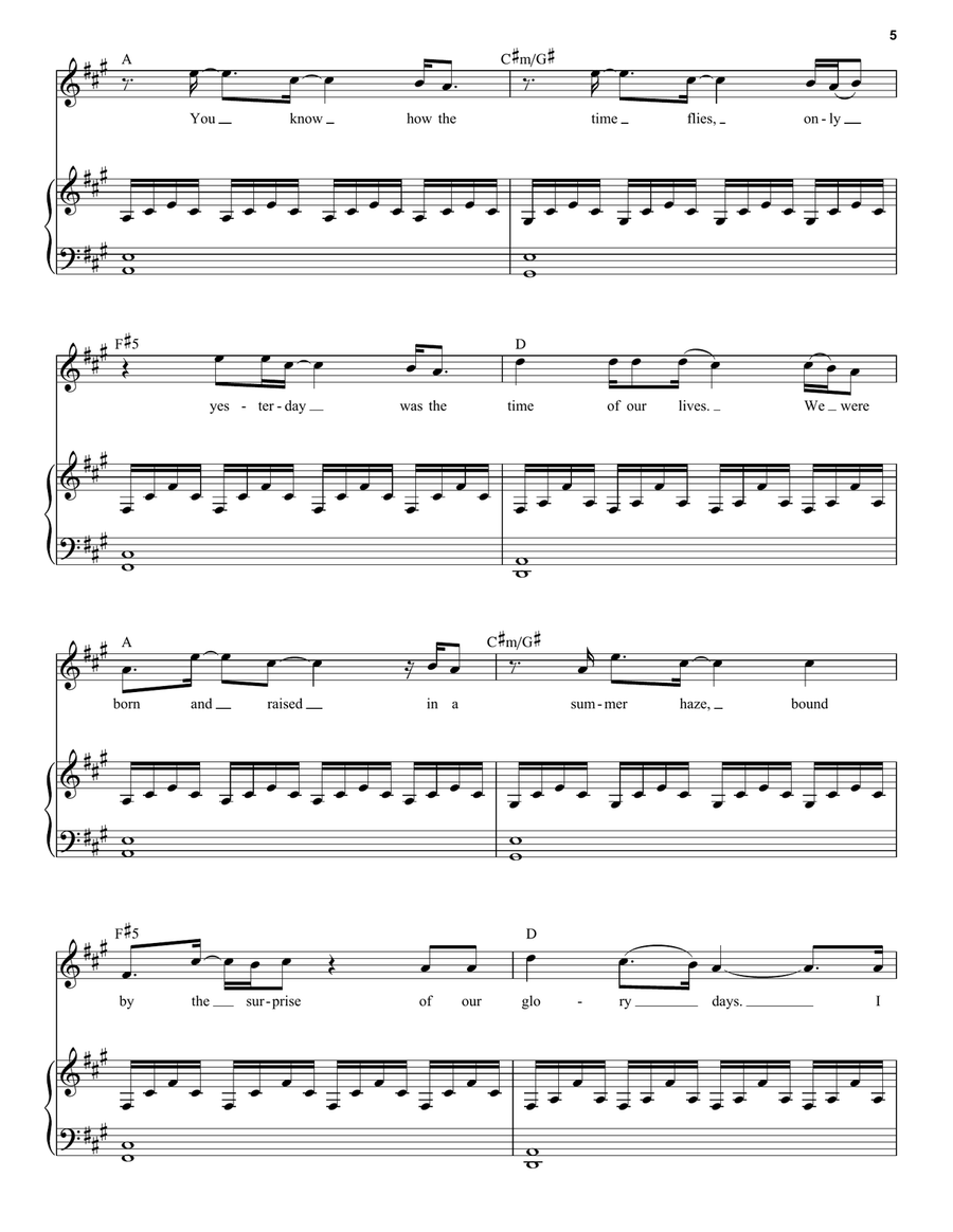 Someone Like You Someone Like You Voice scores gallery preview page 5