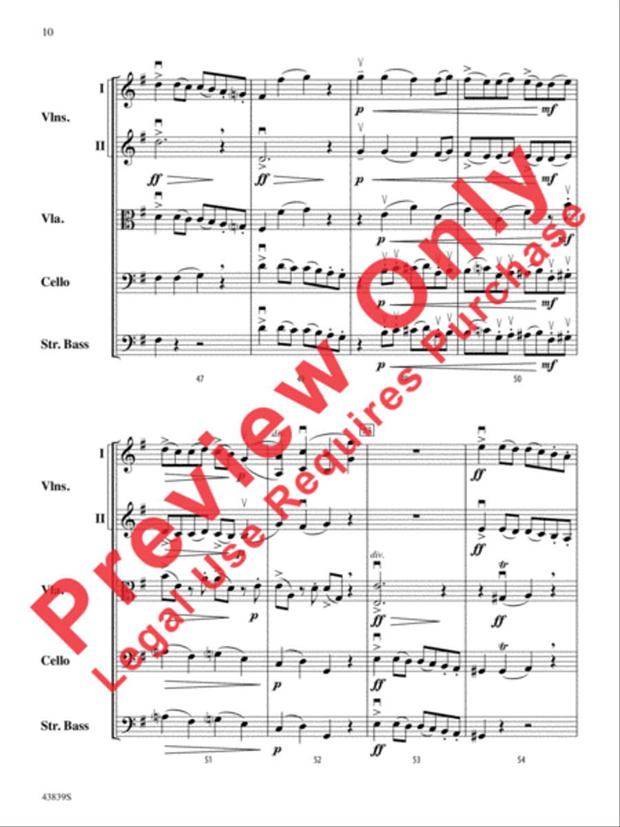 Mozartiana Mozartiana String Orchestra scores gallery preview page 11
