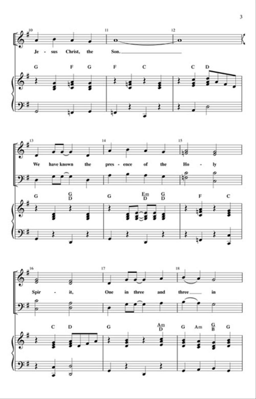 We Believe Jubilee 4-Part scores gallery preview page 3