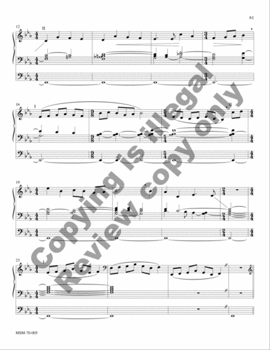 Savior of the Nations, Come (Full Score) Choir scores gallery preview page 69