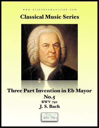 Three Part Invention No. 5 in Eb Major BWV 791