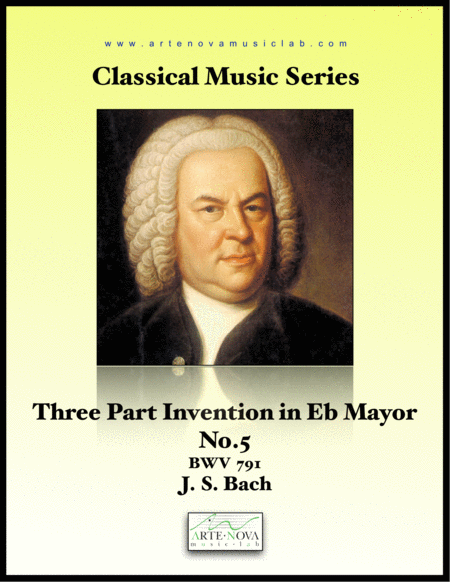Three Part Invention No. 5 in Eb Major BWV 791 image number null