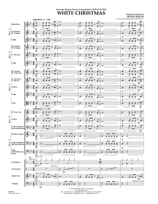 White Christmas - Conductor Score (Full Score)