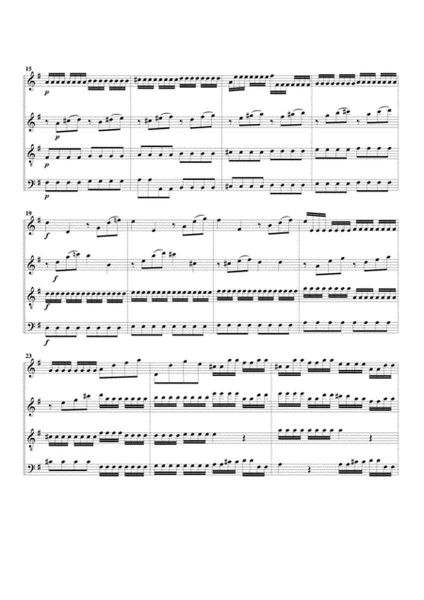 Concerto grosso, Op.6, no.1 (arrangement for 4 recorders)