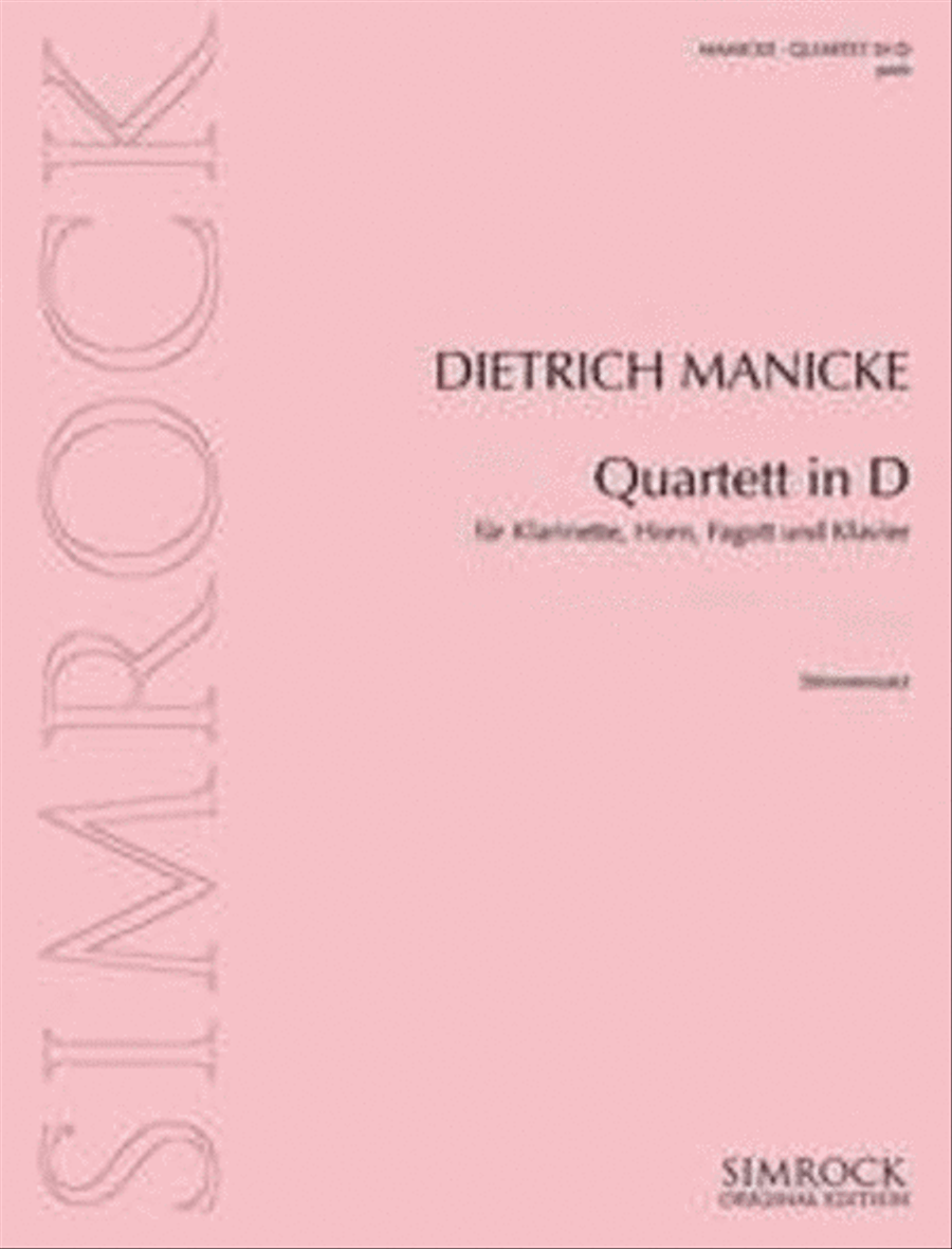 Quartet in D Bassoon scores gallery preview page 1